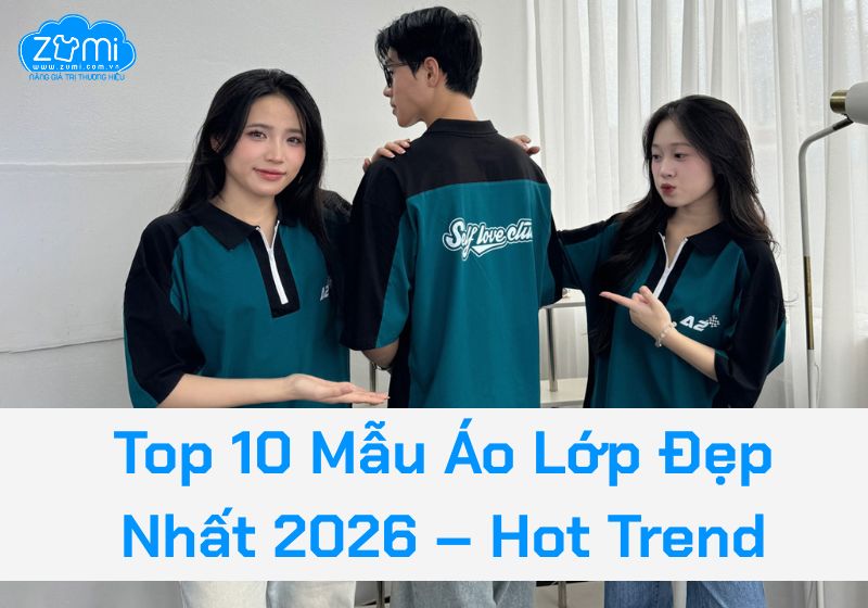 Top 10 Mẫu Áo Lớp Đẹp Nhất 2026 – Hot Trend Không Thể Bỏ Lỡ