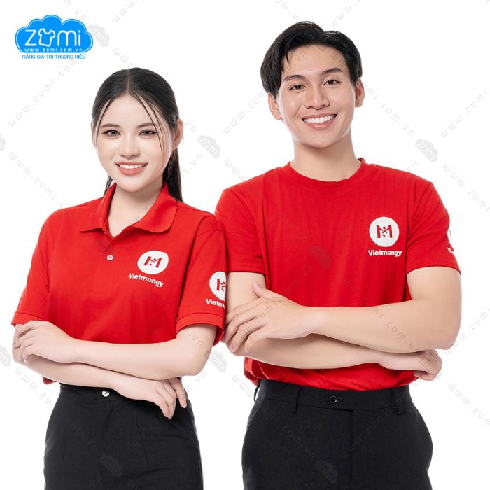 Áo Thun Đồng phục Cổ Trụ - VietMoney