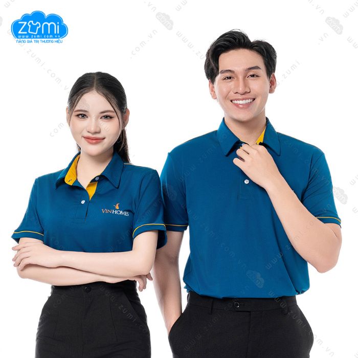 Áo Thun Đồng phục Cổ Trụ - Vinhomes